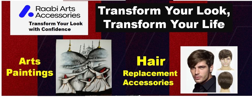 Hair accessories replacement services & paintings