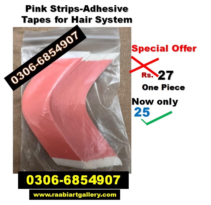 Pink Strips adhesive tapes hair system